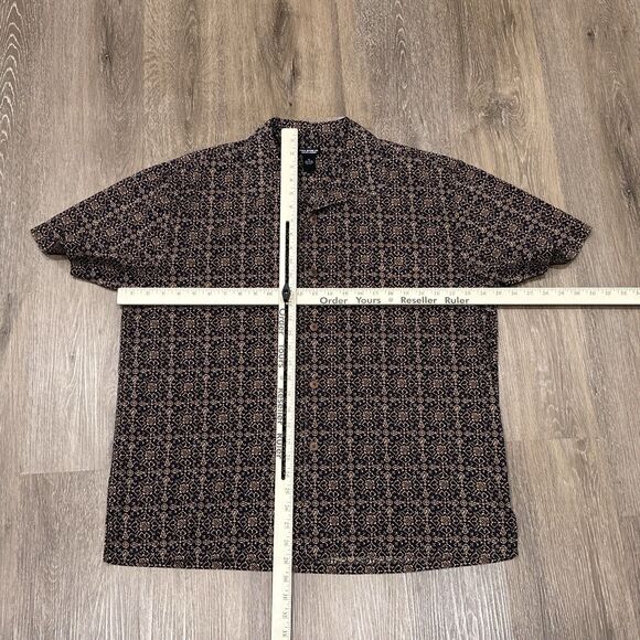 Vintage Ralph Lauren Polo Jeans Co Shirt Men Medium Geometric Aztec Southwestern - Picture 4 of 8